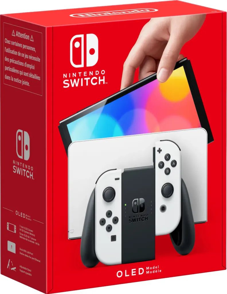 Nintendo Switch OLED - Svart & Hvit
