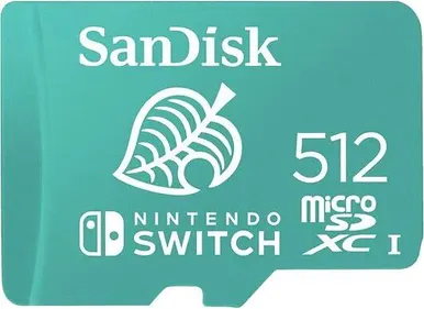 SanDisk Nintendo Switch microSD - 100MB/s - 512GB - Animal Crossing edition
