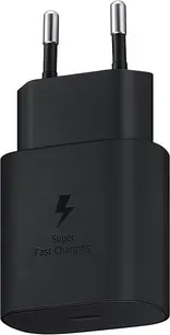 Samsung 25W USB-C Fast Charging vegglader - Svart