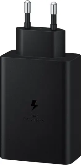 Samsung 65W Trio USB-C Fast Charging vegglader - Svart