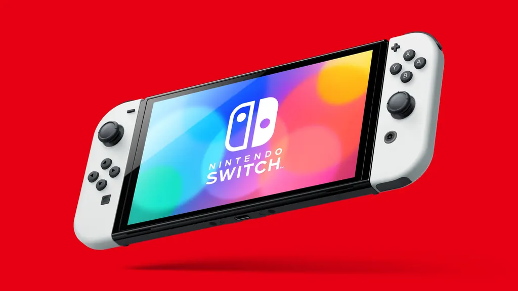 Nintendo Switch OLED med Mario Wonder