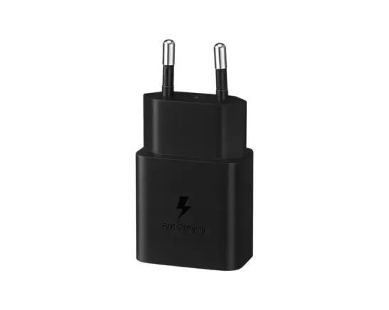 Samsung USB-C Hurtiglader, 15W - Svart