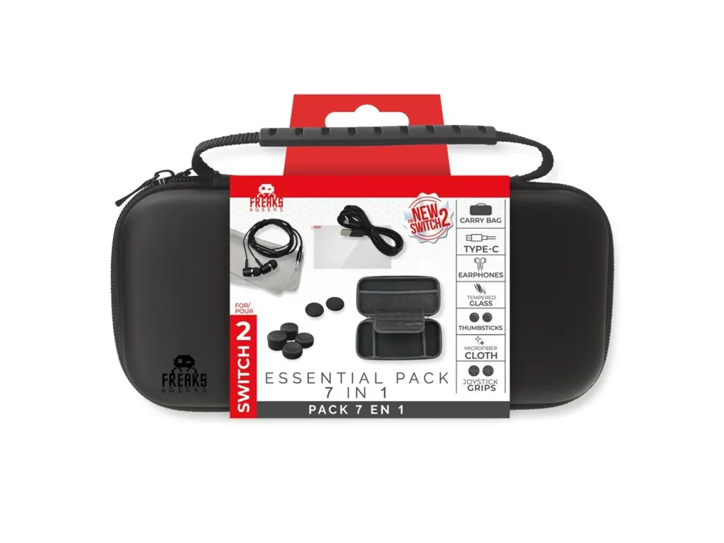 Freaks and Geeks 7-i-1 Bæreveske for Nintendo Switch 2