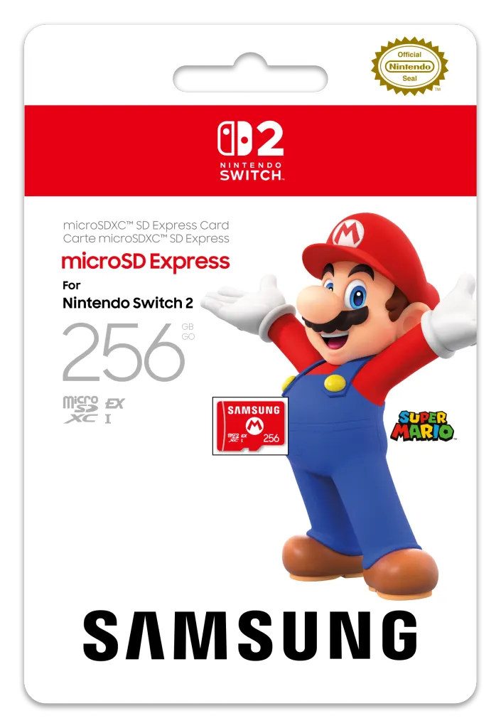 Samsung MicroSDXC Express minnekort for Nintendo Switch 2 - 256GB