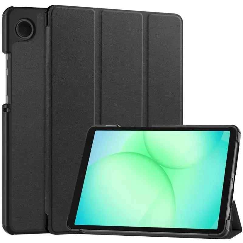Samsung Galaxy Tab A11 / A9 Tri-Fold Series Smart Folio-fodral - Svart