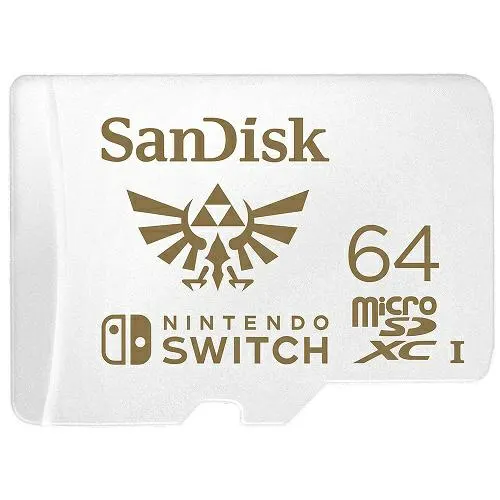 SanDisk Nintendo Switch microSD - 100MB/s - 64GB - Zelda edition