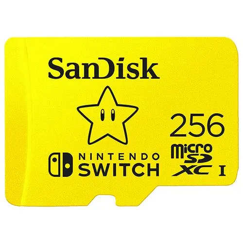 SanDisk Nintendo Switch microSD - 100MB/s - 256GB - Mario Edition